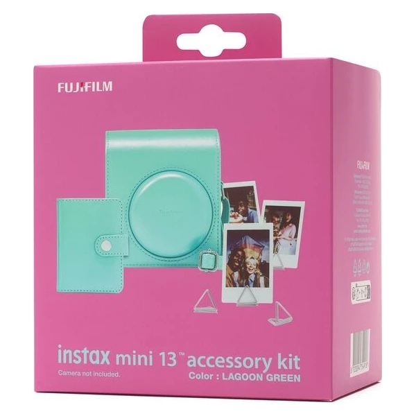 Fujifilm Instax Mini 13 Acc Kit Lagoon Green - Puzdra - Obrázok 76b488dfddcd4629979513460952531c