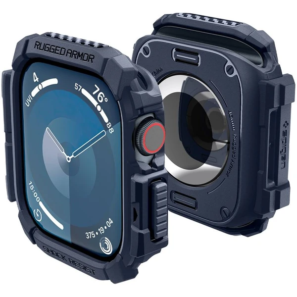 Spigen Rugged Armor kryt pre Apple Watch 10/11 (46mm) námorne modrý - Puzdra - Hlavný obrázok
