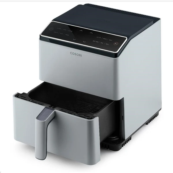 Cosori Dual Blaze 6,4 L SMART teplovzdušná fritéza + 5x špíz a gril. rošt šedá - Fritézy - Obrázok 76fae8e36dbd4461a1ba2c2637a88ddd