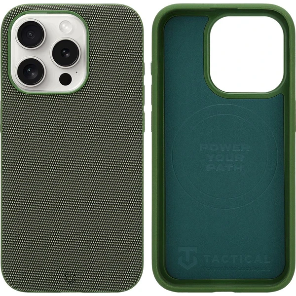 Tactical MagForce WEARe Kryt pre Apple iPhone 15 Pro Forest Green - Puzdra - Obrázok 770105ff2e484cb8bc540ad81a8018ab