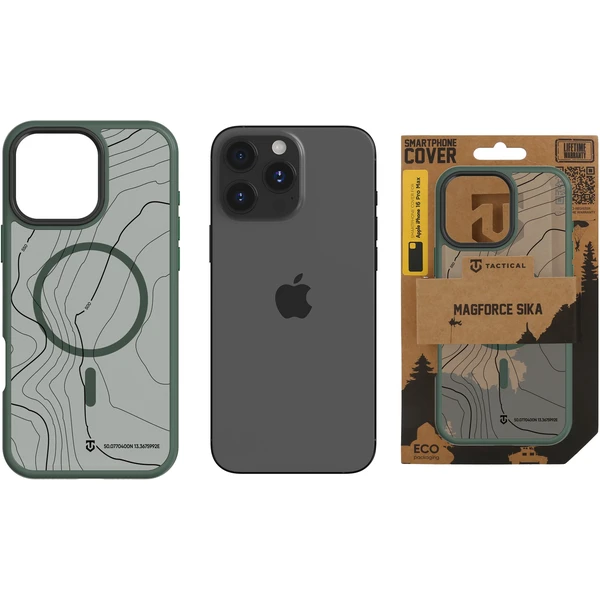 Tactical MagForce Hyperstealth Sika kryt iPhone 16 Pro Max Forest Green - Puzdra - Obrázok 771b7e9a9fd6476a8d8e860f5171a583