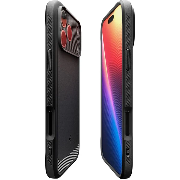 Spigen Rugged Armor MagSafe kryt iPhone 17 Pro Max matte black - Puzdra - Obrázok 77645037e739409dbbcb2be5abada969