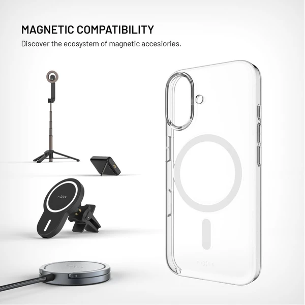 FIXED MagShell ultratenký kryt s MagSafe Apple iPhone 17 číry - Puzdra - Obrázok 7773b054c2c549ddb0aa167323d48653