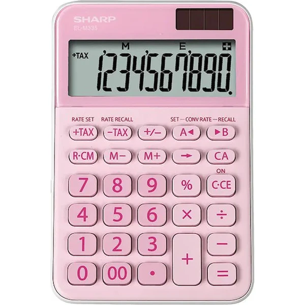 Sharp ELM335BPK kalkulačka ružová - Kalkulačky - Hlavný obrázok
