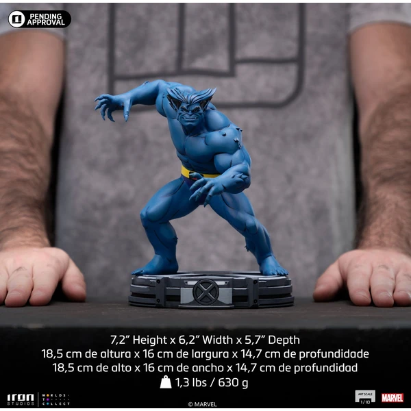 Soška Iron Studios Art Scale 1/10 Marvel: X-Men '97 - Beast - Sochy a sošky - Obrázok 77YA000L01