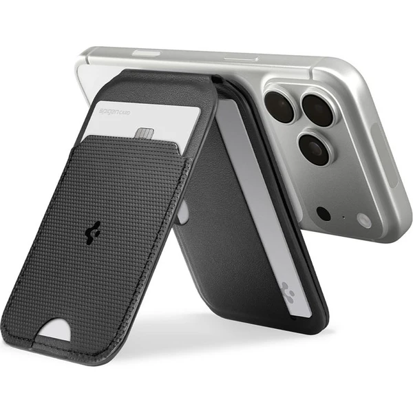 Spigen Slim Fold Tripod MagSafe Wallet peňaženka čierna (3 karty) - Peňaženky - Obrázok 77a91363d6e64b0bb073e86d3b5a5e22