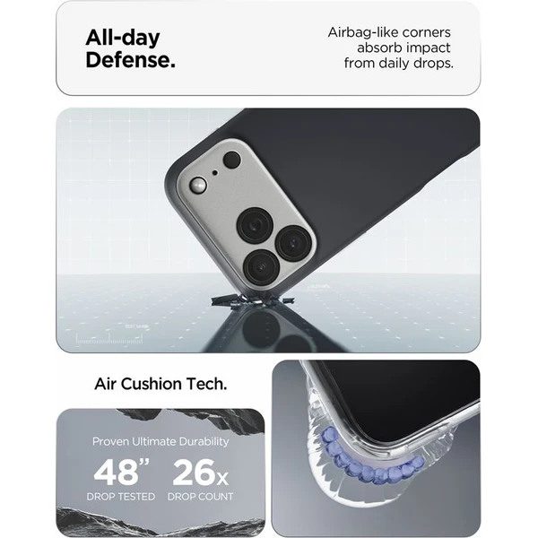 Spigen Nano Pop MagSafe kryt iPhone 17 Pro black sezam - Puzdra - Obrázok 77b05d25e606411bb8025a500dbbfe85
