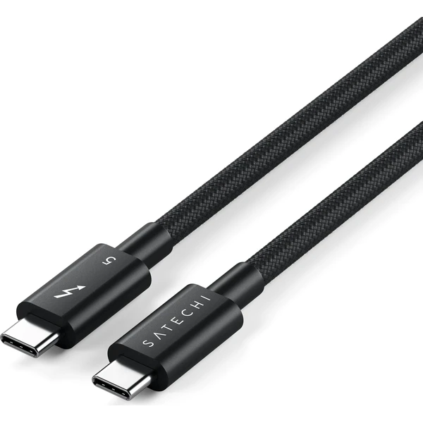 Satechi Thunderbolt 5 Pro pletený kabel (PD 240W,80Gpbs,8K Video) 1m vesmírně černý - Káble a redukcie - Obrázok 77cc3c39399149f69aed7281ea9336bb