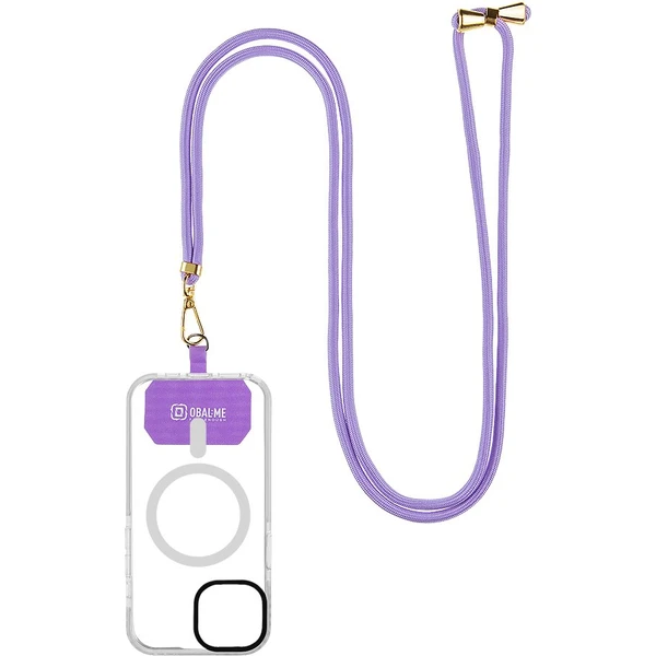 OBAL:ME NeckTag Allure popruh na telefón fialový - Popruhy a crossbody - Obrázok 77ee3d214dcd4912854372e6c4ae1828