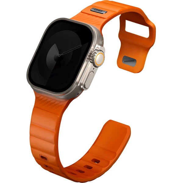 UNIQ Stride FKM Rubber vodeodolný remienok Apple Watch 49/45/44/42mm oranžový - Remienky - Obrázok 781d458f24b148748d186dc1f189d429