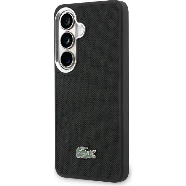 Lacoste Petit Pique Metal Logo Magnetický kryt Samsung Galaxy S26+ čierny - Puzdra - Obrázok 78338c6ae7cc46d6a7e58fc3c94f5103
