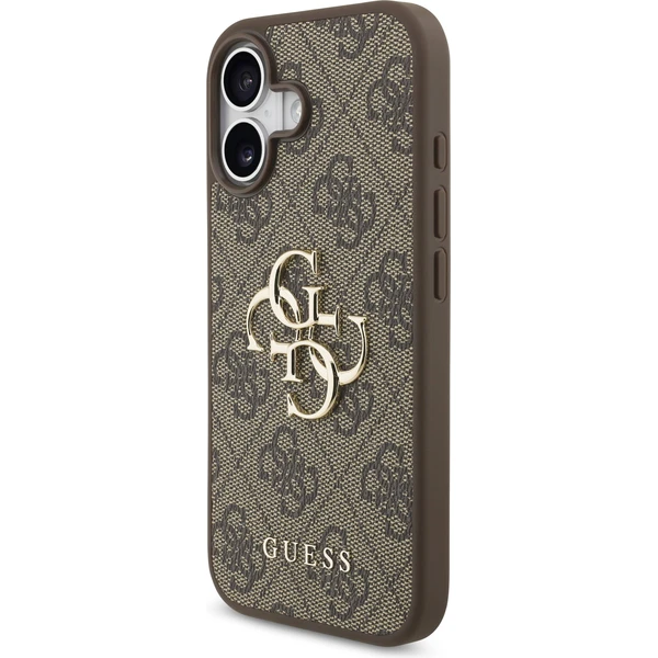 Guess PU 4G Metal Logo kryt iPhone 17 hnedý - Puzdra - Obrázok 784499511e1c44d2b97d16799cf4e72c