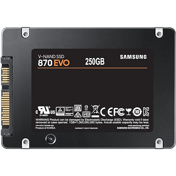 Samsung 870 EVO SSD 2,5" 250GB - SSD - Obrázok 78AM600301