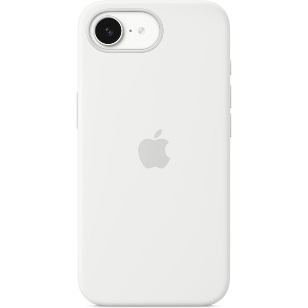 Apple silikónový kryt na iPhone 16e biela