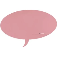 Rocada Skin Shape Talk 6440-3015 magnetická tabuľa svetlá ružová RAL 3015 - Magnetické tabule
