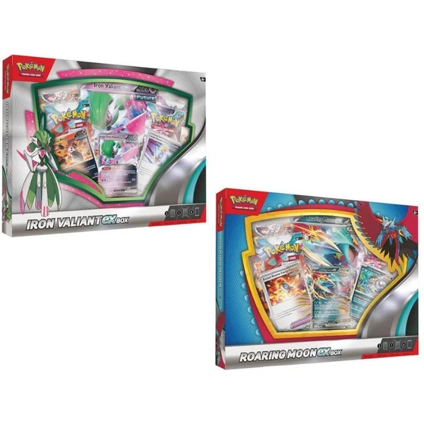 Pokémon TCG: Roaring Moon / Iron Valiant ex Box - Pokémon karty - Hlavný obrázok