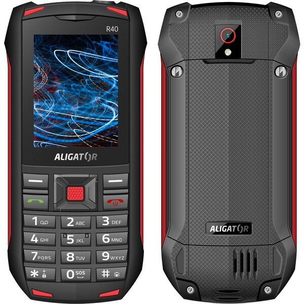 Aligator R40 eXtremo čiernočervený
