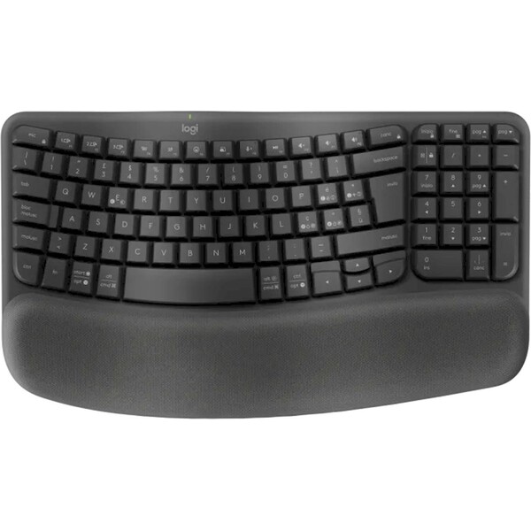 E-shop Logitech Wave Keys Wireless Ergonomická klávesnica (US INTL)
