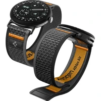 Spigen Athlex Air Active remienok Google Pixel Watch 5/4/3 45mm black/orange - Remienky