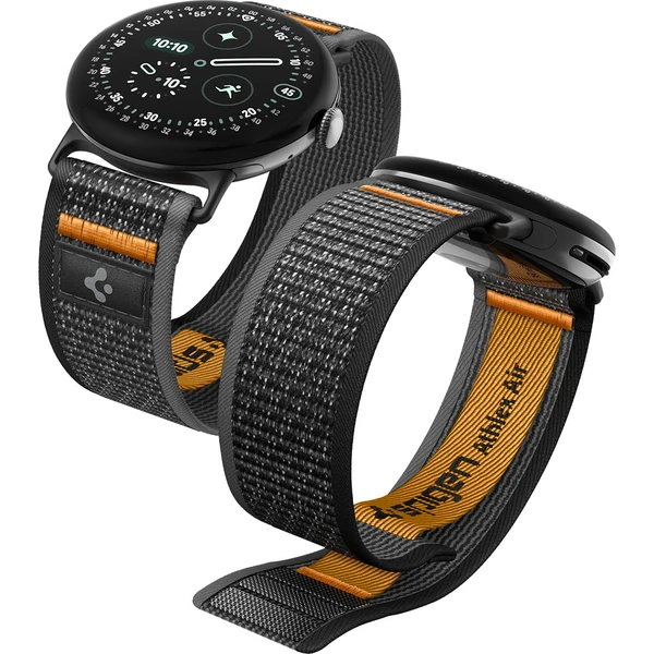 Spigen Athlex Air, active black orange - Google Pixel Watch 5/4/3 45mm - Remienky - Hlavný obrázok