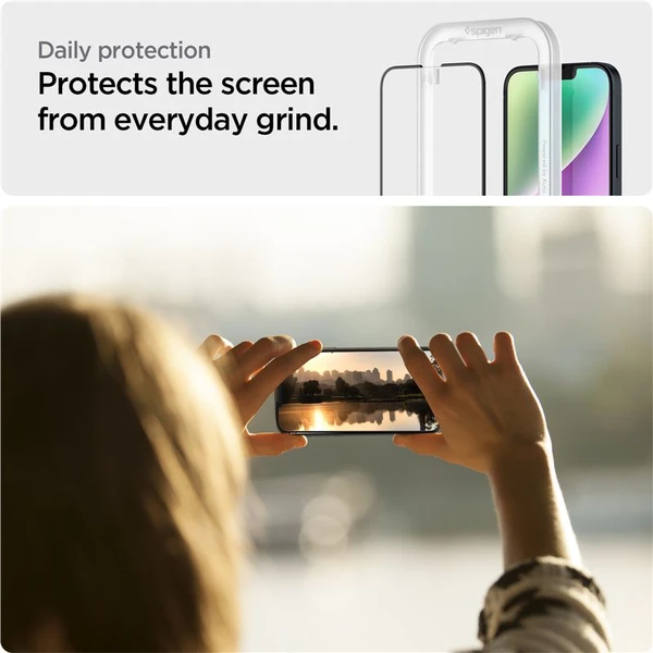 Spigen Glass tR AlignMaster HD tvrdené sklo iPhone 14/13 Pro/13 - Ochranné fólie a sklo - Obrázok 78ada06a97e149d39185b2b09403db14