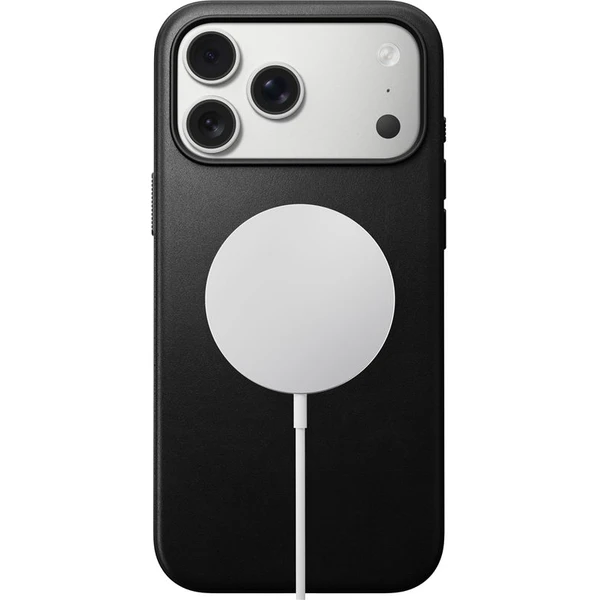 Nomad Modern Leather Case MagSafe kožený kryt iPhone 17 Pro Max Black - Puzdra - Obrázok 78cd558878724c6d9ba3576d747284ed