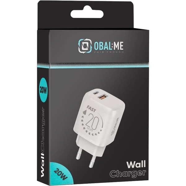 OBAL:ME nabíjačka USB-A/USB-C (20W) biela - Nabíjačky - Obrázok 78e306d939784f279a79384d72841dbd