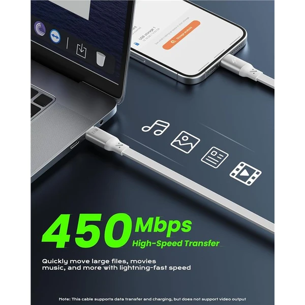 iOttie 100W Retractable samonavíjacie USB-C káble (2 ks) biele - Káble a redukcie - Obrázok 78e64fd9aa2c4f89aba221c3fab054cd