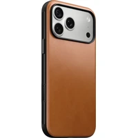 Nomad Modern Leather (Horween) MagSafe kožený kryt iPhone 17 Pro Max/18 Pro Max Saddle - Puzdra