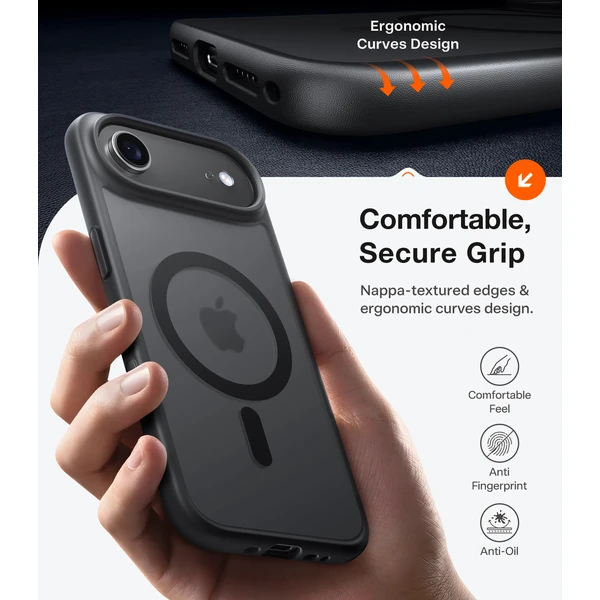 Torras Guardian MagSafe kryt iPhone Air čierna - Puzdra - Obrázok 790b7e2db2534b9aa77171782dc9d5e5