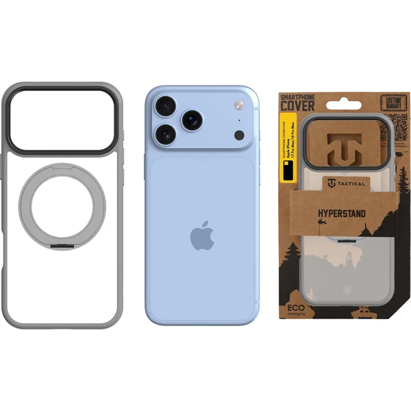 Tactical MagForce Hyperstand Kryt pre Apple iPhone 17 Pro Max/18 Pro Max Light Grey - Puzdra - Obrázok 7917d8adeb5042109387539cd328d12b