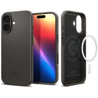Spigen Thin Fit MagSafe kryt iPhone 17 gunmetal - Puzdra