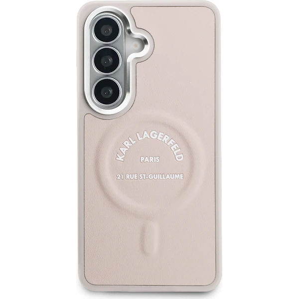 Karl Lagerfeld PU RSG Logo Magnetický kryt Samsung Galaxy S26 ružový - Puzdra - Obrázok 7952833a1c2c4eb3906a442ea0b63b1f