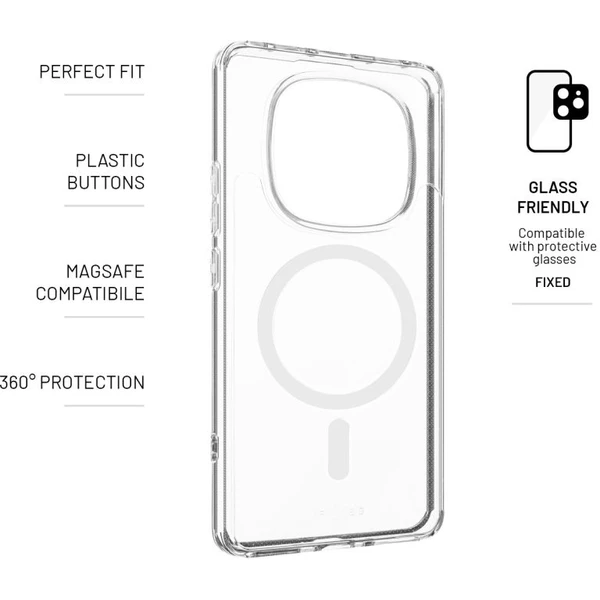 FIXED MagPure kryt s Magsafe Xiaomi Redmi Note 14 Pre 5G/POCO X7 číry - Puzdra - Obrázok 795e6368299d4a309792eaa01ba80b26