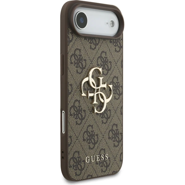 Guess PU 4G Metal Logo Strap kryt iPhone Air hnedý - Puzdra - Obrázok 7961aab4b640462786a1a6e311680514