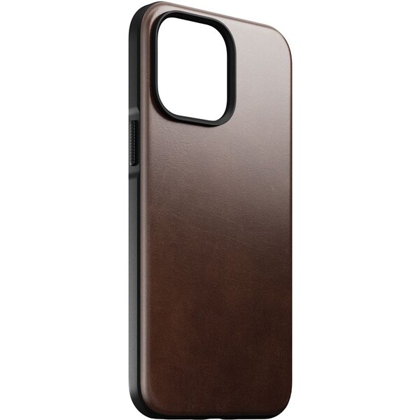 Nomad Modern Leather MagSafe Case iPhone 14 Pro Max tmavo hnedá