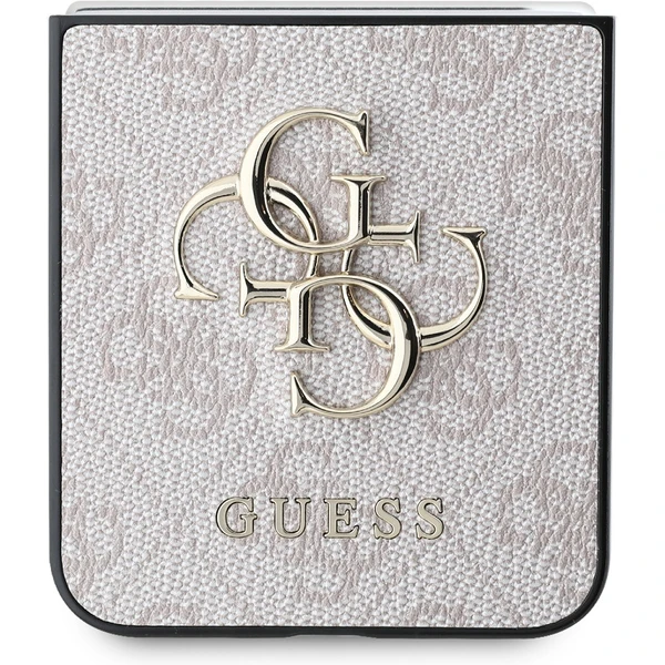Guess PU 4G Metal Logo kryt Samsung Galaxy Z Flip 6 ružový - Puzdra - Obrázok 796e9768c85f49d589b60080cdc149c9
