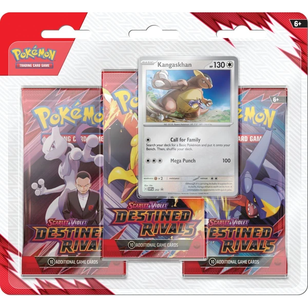 Pokémon TCG: SV10 Destined Rivals - 3 Blister Booster - Pokémon karty - Obrázok 798F000J01