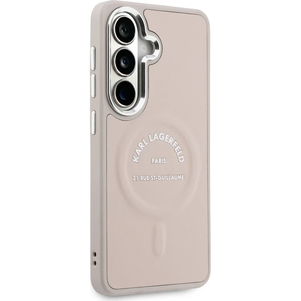 Karl Lagerfeld PU RSG Logo Magnetický kryt Samsung Galaxy S26 ružový - Puzdra - Obrázok 798b8755c81d4400a3ea385bb6dcfa6f