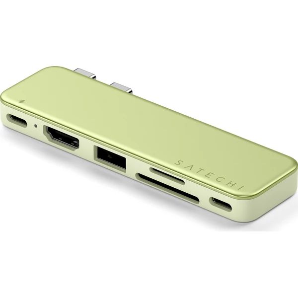 Satechi USB-C Snap Hub (1x HDMI 4K 60Hz, 1x USB-C až 5 Gbps, 1x USB-A 3.0 až 5 Gbps, 1xUSB-C P - USB huby - Obrázok 799117f17bac4b4ead3fa8e96bc6e13e