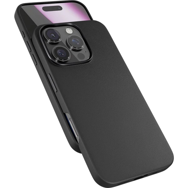 Epico Mag+ Leather kryt pre iPhone 16 Pro Max čierna - Puzdra - Obrázok 79FA000K01