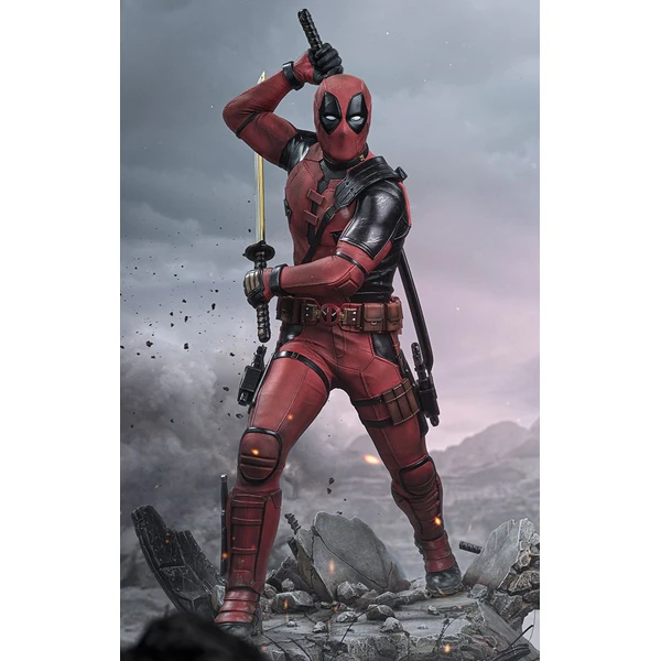 Socha Iron Studios Legacy Replica 1/4 Deadpool & Wolverine - Deadpool - Sochy a sošky - Obrázok 79M7000J01