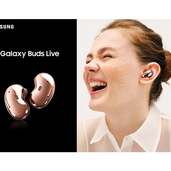 Samsung Galaxy Buds Live bronzová - Slúchadlá - Obrázok 79Q7400301