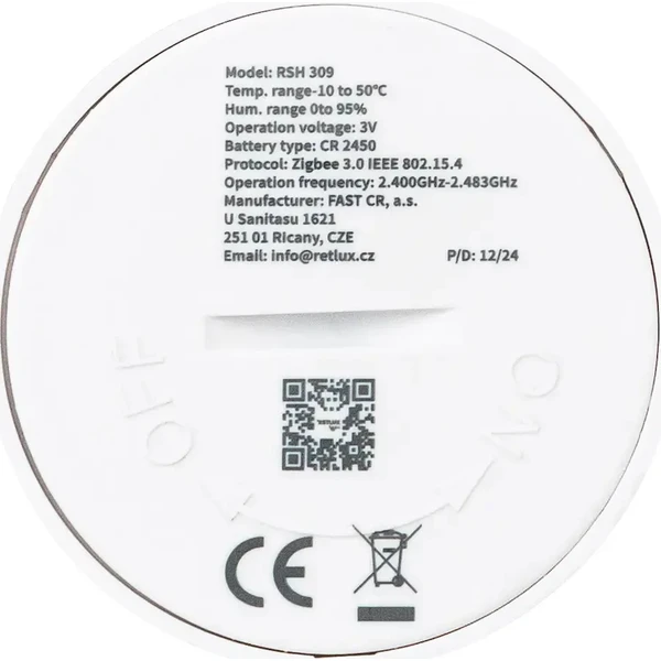 Retlux RSH 309 šikovný teplotný senzor - Senzory - Obrázok 79XK000K01