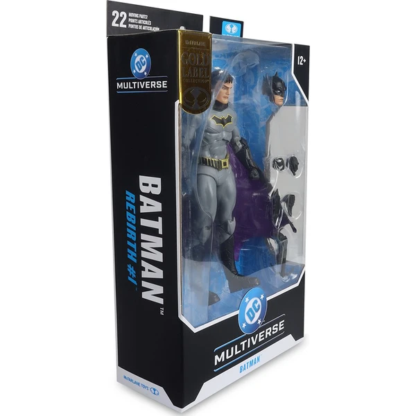 Akčná figúrka McFarlane Toys DC Multiverse: DC Rebirth - Batman (Gold Label) 18 cm - Figúrky - Obrázok 79YM000K01