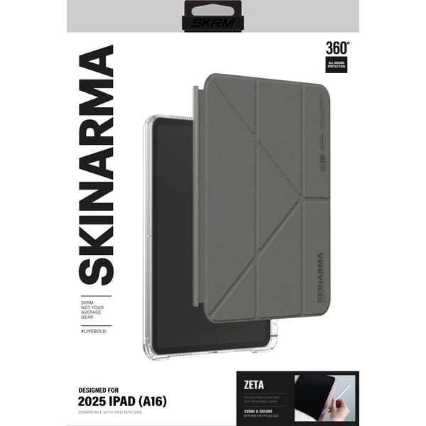 SKINARMA Zeta puzdro pre iPad 11" (2025) Grey - Puzdra - Obrázok 79b3d48390184f56afa254b78d1ea5d4