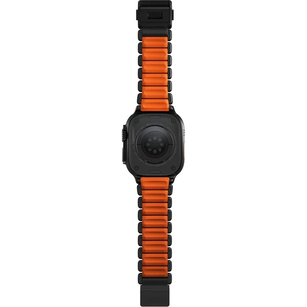 Nomad Stratos Band FKM remienok Apple Watch 45/46/49mm Čierny titán/Ultra oranžová - Remienky - Obrázok 79dcc7c2435c4d75ab78732ce3c18af3
