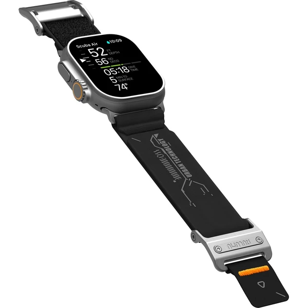 Aulumu A11 Mag Buckle Slim remienok Apple Watch 49/46/45/44/42mm Strieborná pracka/Čierny remienok - Remienky - Obrázok 79fc84d82e904246bdb9986e7d219520