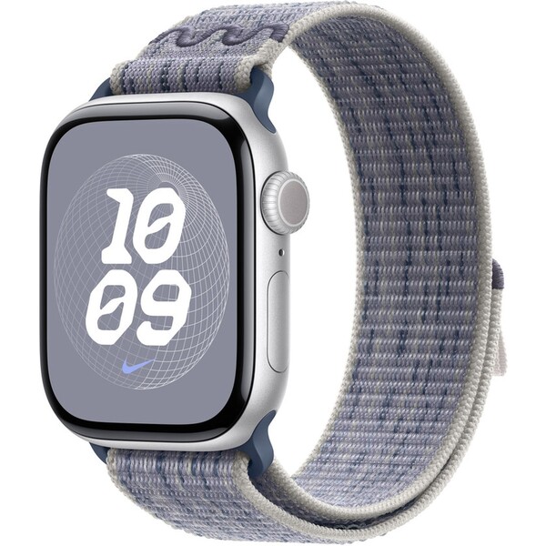 Apple Watch 41/40/38mm šedo-modrý prevliekací športový remienok Nike