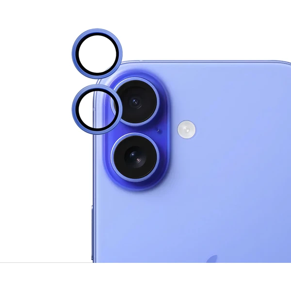 iWant ochrana šošoviek na kameru Apple iPhone 16/16 Plus ultramarínová - Ochranné fólie a sklo - Hlavný obrázok